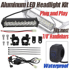 Usado, Compatível com guidões de 7/8” kit de iluminação de barra de farol de LED para KLX110L TTR110E CRF110 comprar usado  Enviando para Brazil