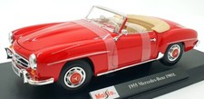 Maisto escala 1/18 fundido 46629 - 1955 Mercedes-Benz 190SL - Vermelho, usado comprar usado  Enviando para Brazil