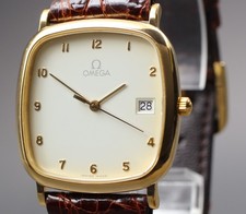 Vintage [Exc+5] Omega De Ville Cal.1430 Mostrador Branco Ouro Quartzo Relógio Masculino JAPÃO comprar usado  Enviando para Brazil