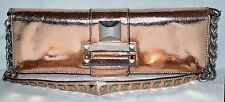 Bolsa de ombro Guess dourada metálica couro sintético pequena com corrente e alça cravejada comprar usado  Enviando para Brazil