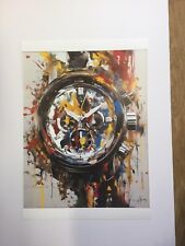 Paint splattered watch for sale  DROITWICH