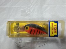 Storm Magnum Wiggle Wart - Pré Rapala - AV29 Squiggle vermelho fluorescente preto, usado comprar usado  Enviando para Brazil