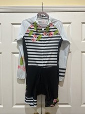 Terno de ciclismo feminino 2XL Kafitt com zíper skinsuit triatlo Ironman multicolorido floral comprar usado  Enviando para Brazil