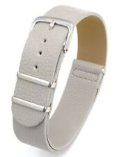 Leather gray nato for sale  WAKEFIELD