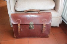 Leather briefcase 60s for sale  BRACKLEY