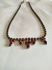 Böhmischer granat collier gebraucht kaufen  Rheinbrohl