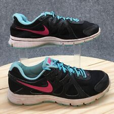 Tênis de corrida Nike feminino 7.5 Revolution 2 preto com cadarço baixo 554900-019, usado comprar usado  Enviando para Brazil