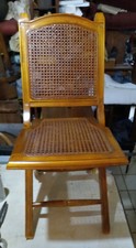 Mahogany caned folding for sale  Joplin