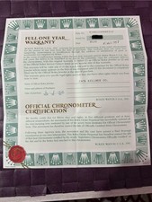 Submariner warranty paper usato  Bologna
