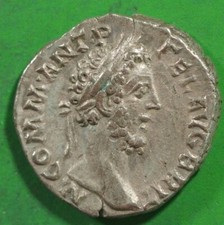 Moneda Denario de Plata Ar Imperial Romana de Cómodo VICTORIA @0648 segunda mano  Embacar hacia Mexico