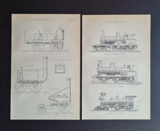 Pair antique prints for sale  ROMFORD