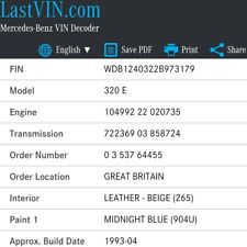 E280t e220 320e for sale  SHEPTON MALLET