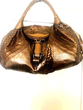 Fendi python gold for sale  Los Angeles