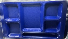 Lote Vintage de 10 CAMBRO 1596CW Compartimento Camwear Bandejas de Almoço Escolar Cafeteria comprar usado  Enviando para Brazil