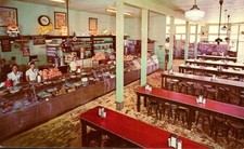 Cartão postal cromado Philippe's The Original Buffet sala de jantar Los Angeles CA P1951 comprar usado  Enviando para Brazil