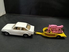 P743-MATCHBOX SUPERFAST MB9-C FORD ESCORT RS2000 & A HONDA MOTOCICLETA/REBOQUE comprar usado  Enviando para Brazil