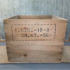 Rustic wooden crate for sale  Oconto