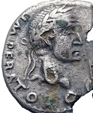 Galba, fragmento 2/3 de AR/AE fourree Denarius - IMPERATOR GALBA - R2, usado comprar usado  Enviando para Brazil