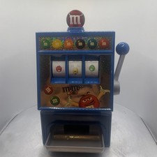 Dispensador de dulces máquina tragamonedas M&M's Las Vegas World FUNCIONA - necesita baterías segunda mano  Embacar hacia Mexico