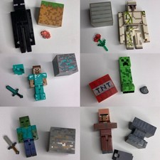 Lote 6x Mojang 2014 Minecraft Bundle Steve Enderman Creeper Iron Golem Play Worn comprar usado  Enviando para Brazil