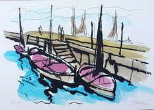 Franco badellino serigrafia usato  Roma