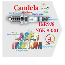 4 pz Candele Zündkerze Bujía NGK IKR9J8 93311 55249868 Fiat 500/595 comprar usado  Enviando para Brazil