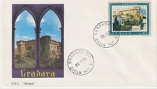 Gradara fdc roma usato  Peschiera del Garda