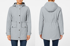 Casaco Anorak feminino London Fog resistente à água com capuz tamanho M azul cinza comprar usado  Enviando para Brazil