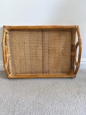 Vintage wicker rattan for sale  STOCKPORT