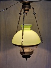Lampadario vetro opalino usato  Roma
