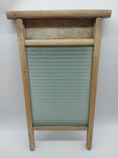 Wood glass washboard for sale  MIRFIELD