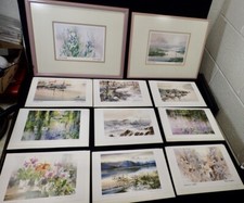 Lithographs brent heighton for sale  Stockbridge