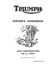 Triumph owners manual for sale  Lexington