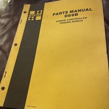 Guincho de reboque 1980 Caterpillar manual de serviço D89B controlado por energia S/N abaixo, usado comprar usado  Enviando para Brazil