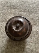 Antique wooden lidded for sale  SHEFFIELD