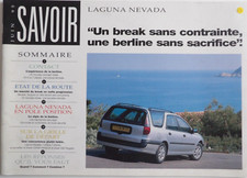 Brochure renault savoir d'occasion  France