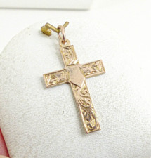 9ct gold cross for sale  COLWYN BAY