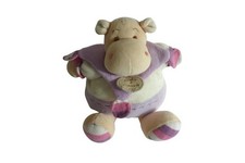 Peluche hippopotame marron d'occasion  France