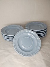 Pires recortados gazebo azul claro Pfaltzgraff conjunto de 12 pratos pequenos VINTAGE comprar usado  Enviando para Brazil