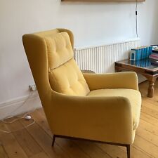 Armchair natuzzi yellow for sale  READING