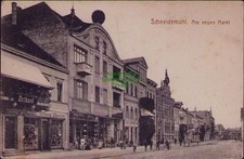 163627 AK Młynek tnący Pila 1915 Na nowym rynku Ostbank Saksoński magazyn Engros na sprzedaż  Wysyłka do Poland