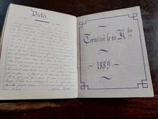 Cahier ecolier ancien d'occasion  La Flotte
