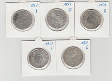 Münzen 1951 59 gebraucht kaufen  Issum