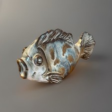Poisson céramique signé d'occasion  Verteillac