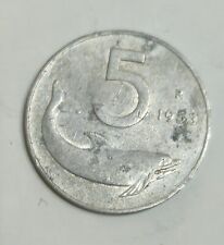 Moneta lire delfino usato  Zeccone
