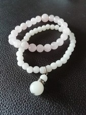 Rosenguarz weiße jade gebraucht kaufen  Bad Hönningen