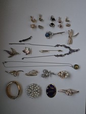 Costume jewellery brooches for sale  SALFORD