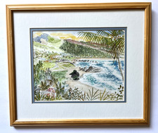 Vtg original watercolor for sale  South Lyon