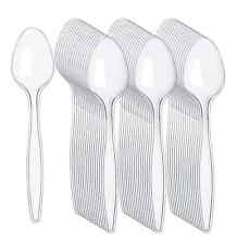 Disposable clear plastic for sale  LEICESTER