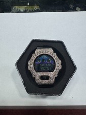 Relógio Jewley G-Shock banhado a prata ouro rosa VVS D cor moissonita comprar usado  Enviando para Brazil